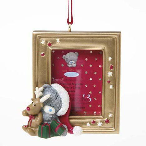 Christmas Photo Frame Me to You Bear Tree Decoration £1.79